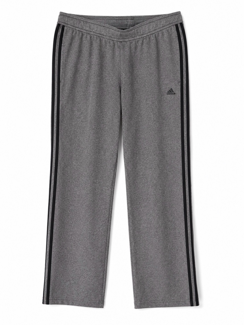 adidas Men’s Gray Sweatpants with Logo Tag 3 stripes men’s XL athletic